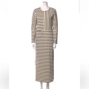 Tory Burch striped long dress, size xs/tp